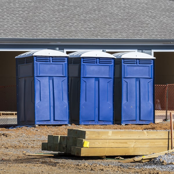 how do you ensure the porta potties are secure and safe from vandalism during an event in Buffalo Gap